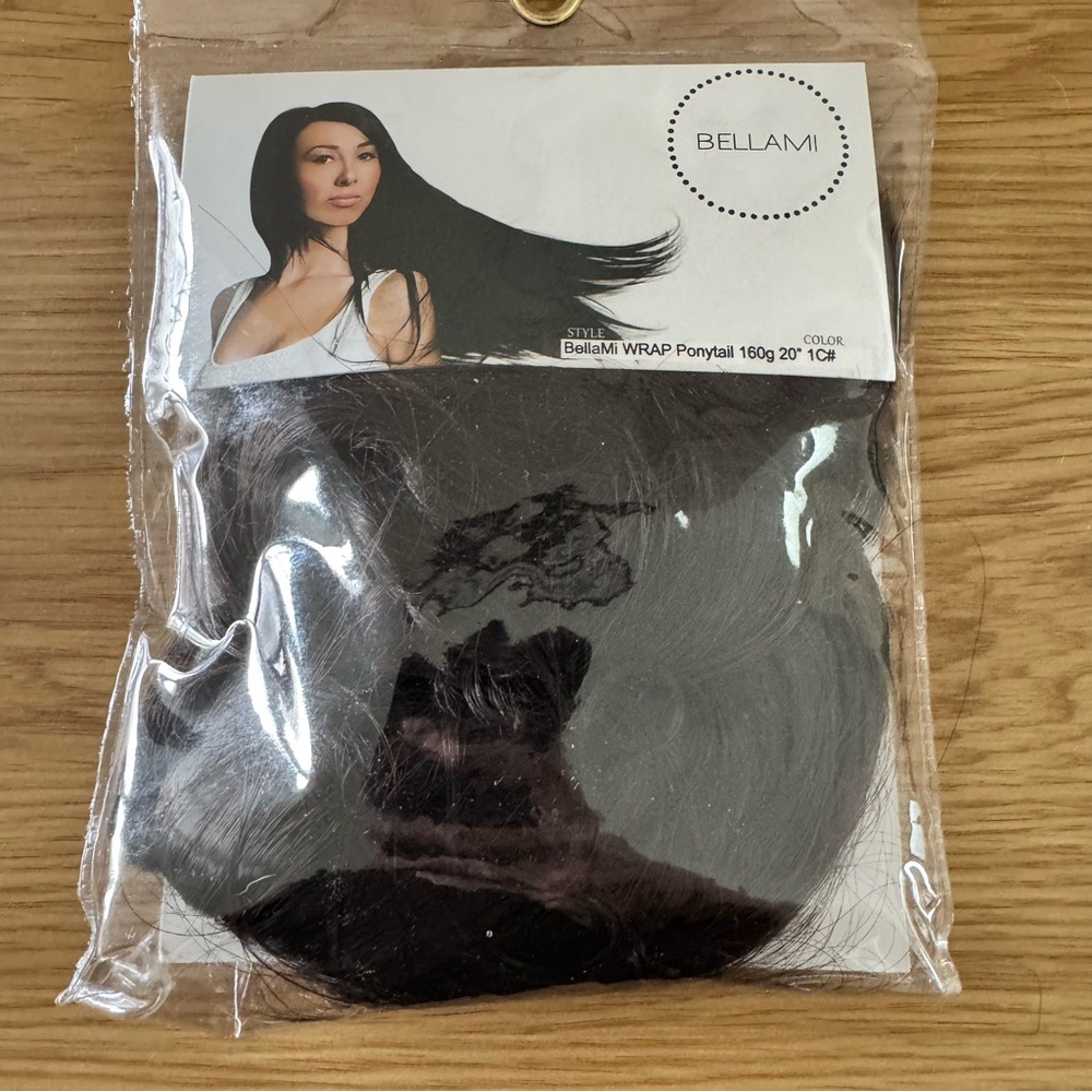 BELLAMI Dark Brown Wrap Ponytail Extension - NWOT